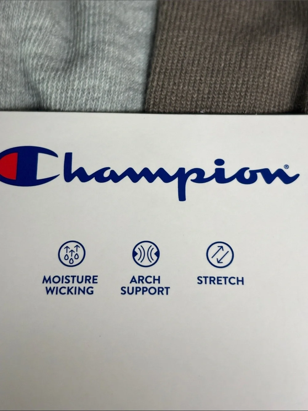 New Champion Socks Men’s 5 Pair Performance Crew Sock Athletic Casual Activewear